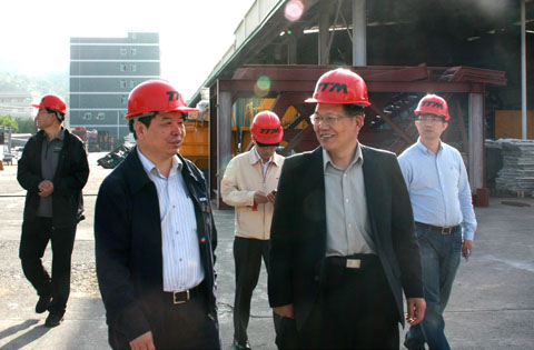中国工程机械工业协会筑路机械分会领导莅临铁拓机械参观考察